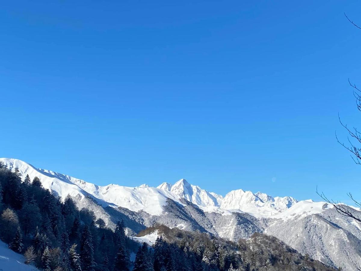 Pleine Nature Pied Pistes Piscine Chauffee Ustou Zewnętrze zdjęcie