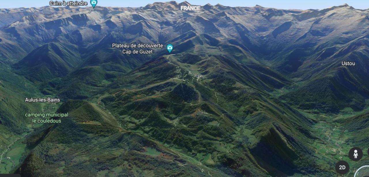 Pleine Nature Pied Pistes Piscine Chauffee Ustou Zewnętrze zdjęcie